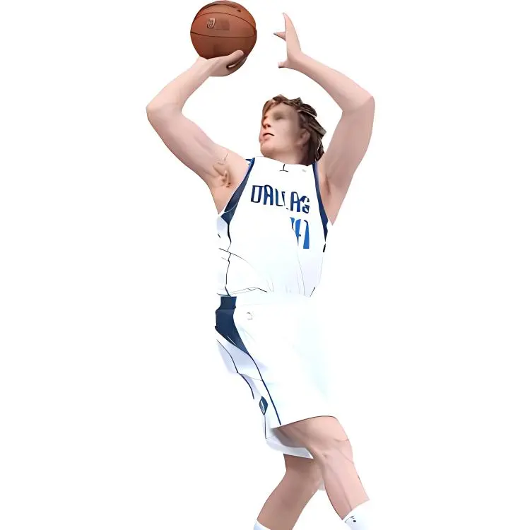 McFARLANE NBA Star Character Maikfan NBA Collection 9th Dirk Nowitzki #2 Scale Figures-3