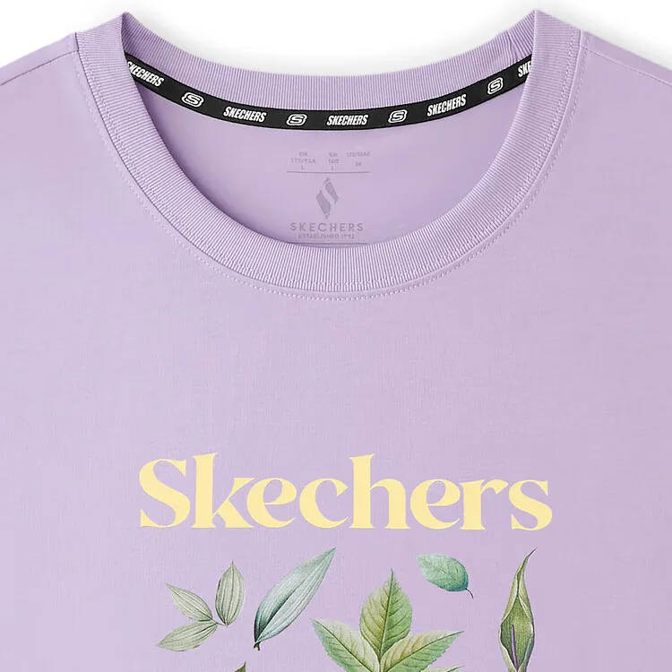 Skechers Sportlife SS25 T Shirt Unisex Lavender-2