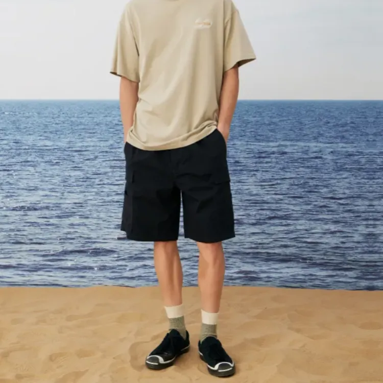 Converse UTILITY Casual Shorts Men's Black-2