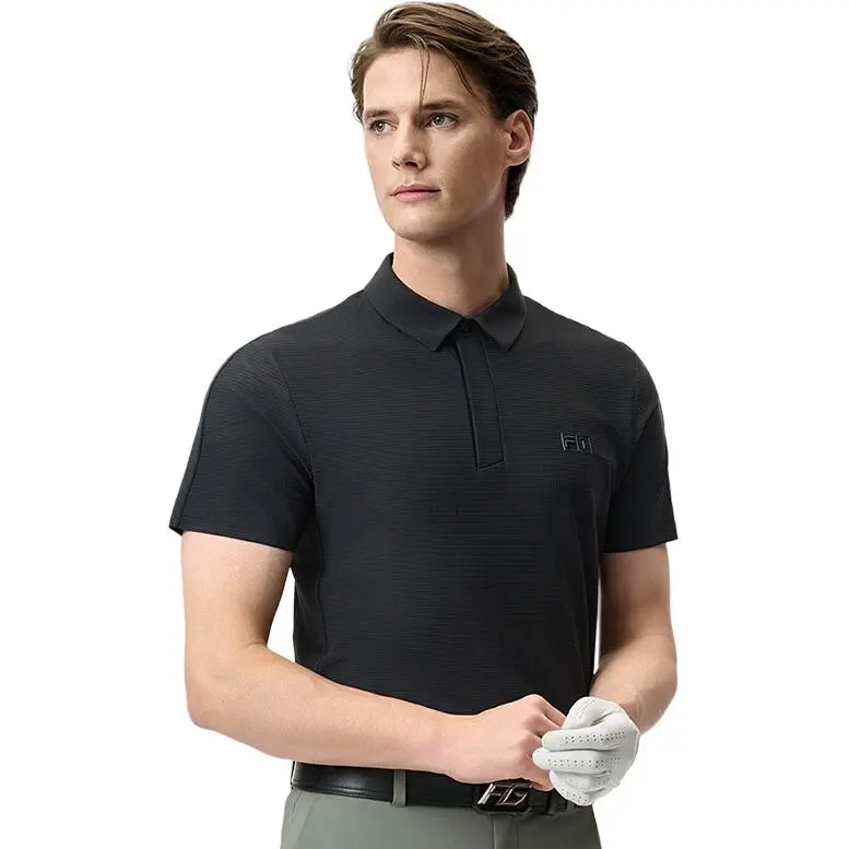 FILA Golf Series Polo Shirt Men's Pitch Black-5