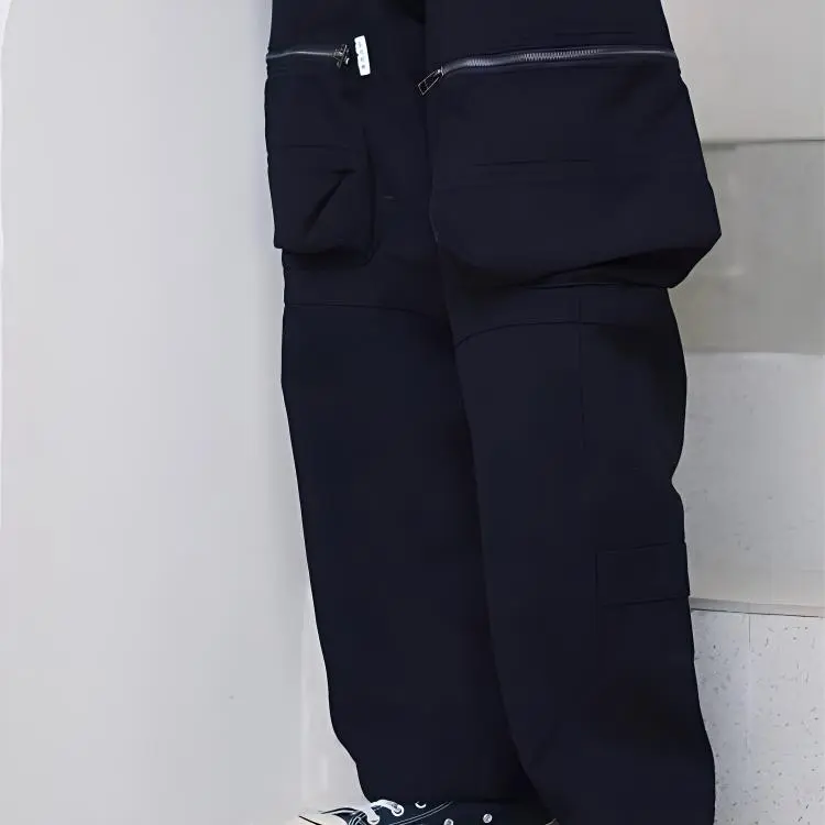 PROS BY CH Casual Pants Unisex Black-2