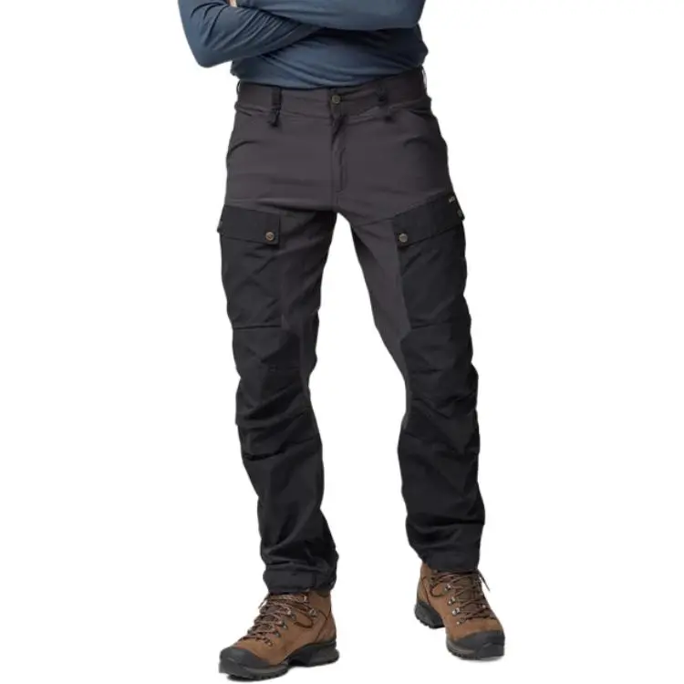 Fjallraven Casual Pants Men's Gray-3