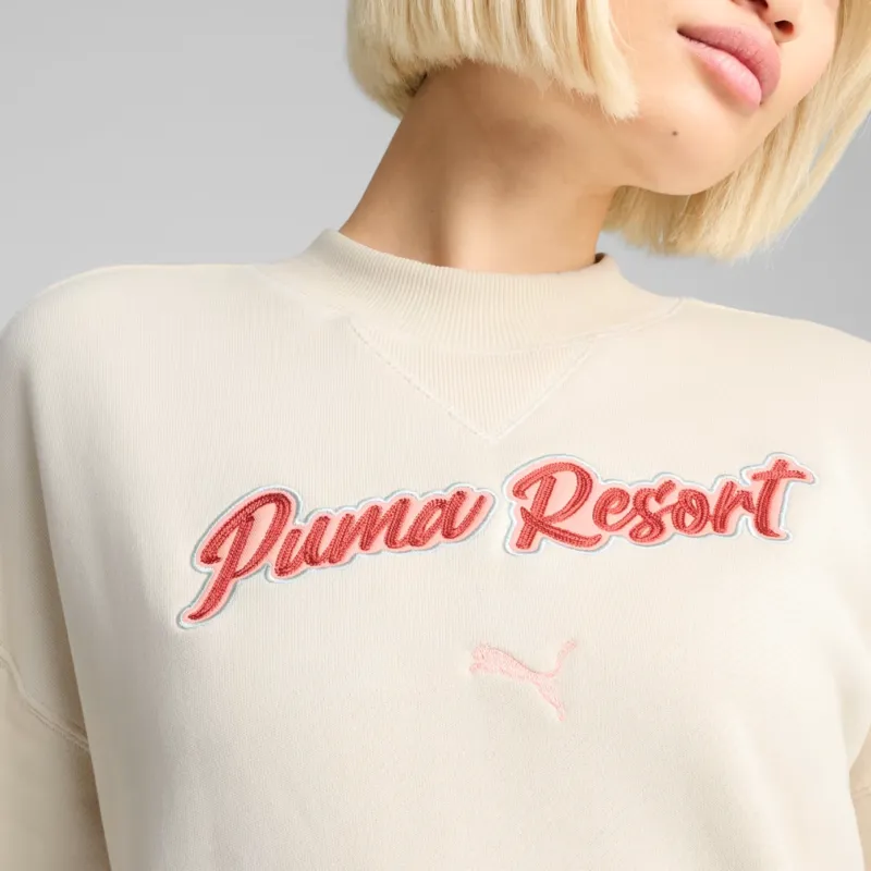PUMA Sudadera Oversize Premium Essentials Para Mujer-4