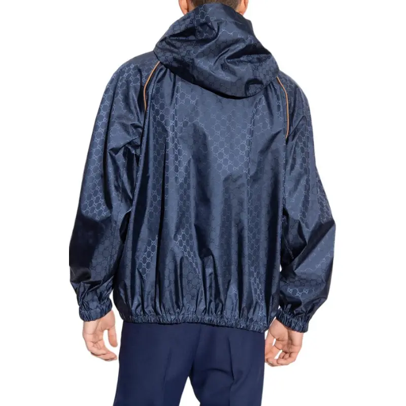 GUCCI Gg Supreme Jacquard Zipped Jacket-2