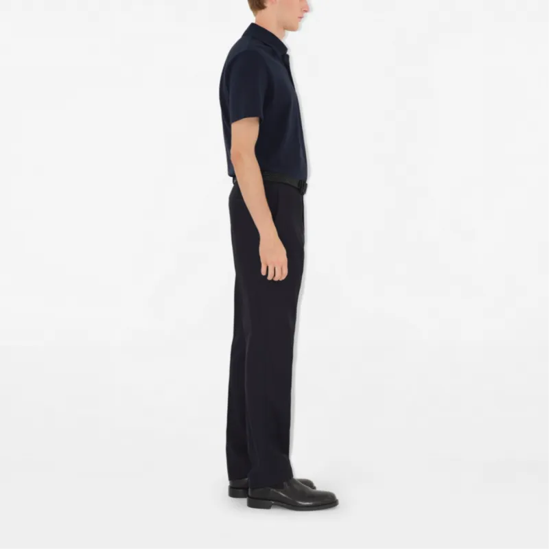 Burberry Logo Embroidered Regular Fit Polo Shirt-1