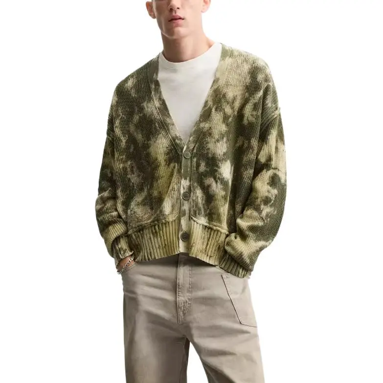 ZARA Knitwear Men Green-5