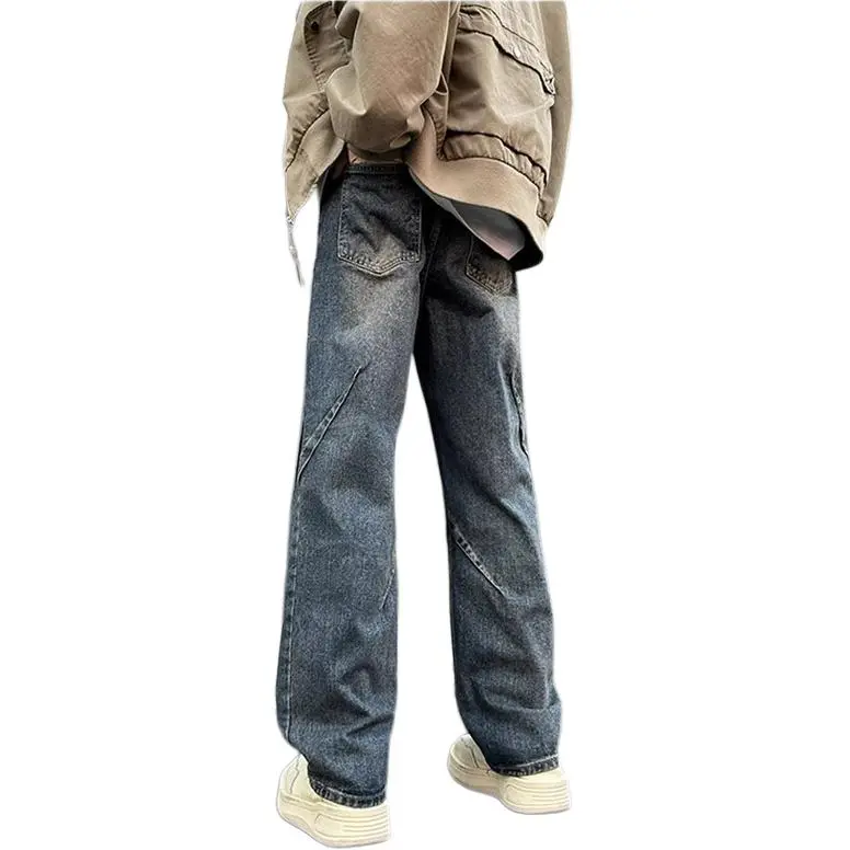 DUATOGE Jeans Men's Vintage Blue-2