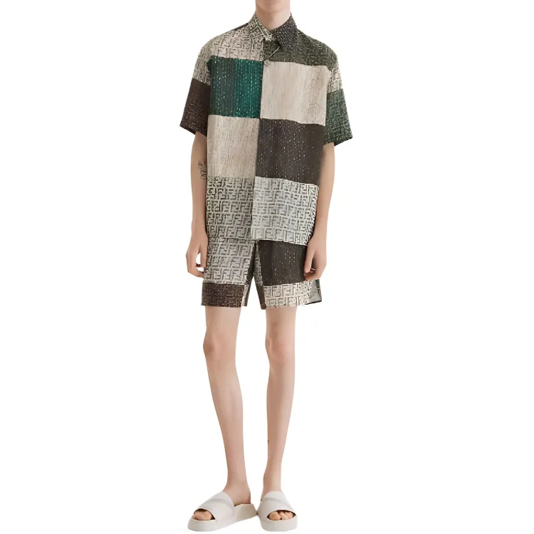 FENDI Ff Linen Shirt-2