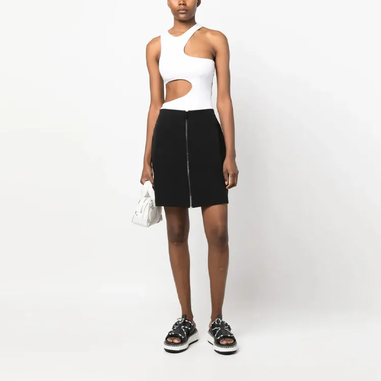 DKNY Casual Short Skirts Women's Black-1