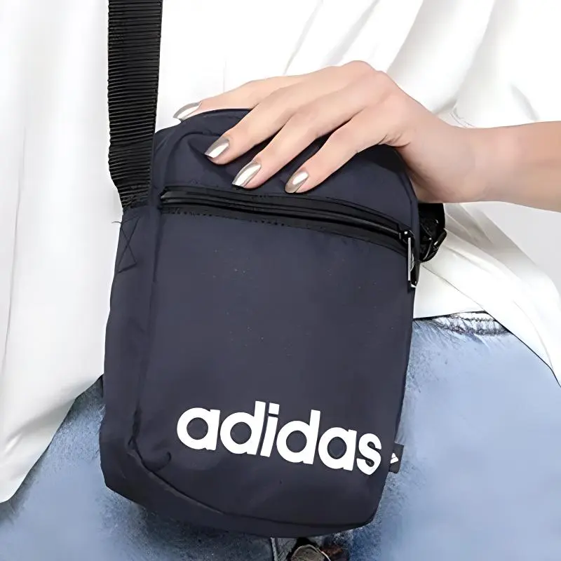 Adidas Essential Travel Storage Bag Dark Shadow Marine Blue & White-4