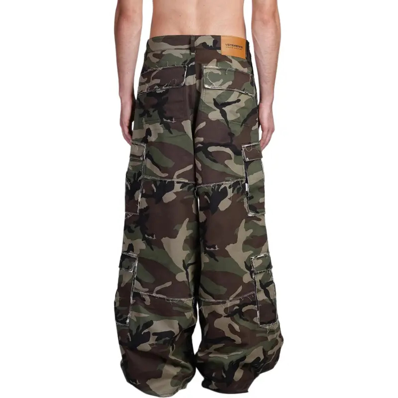 Vetements Patched Camo Cargo Pants-4