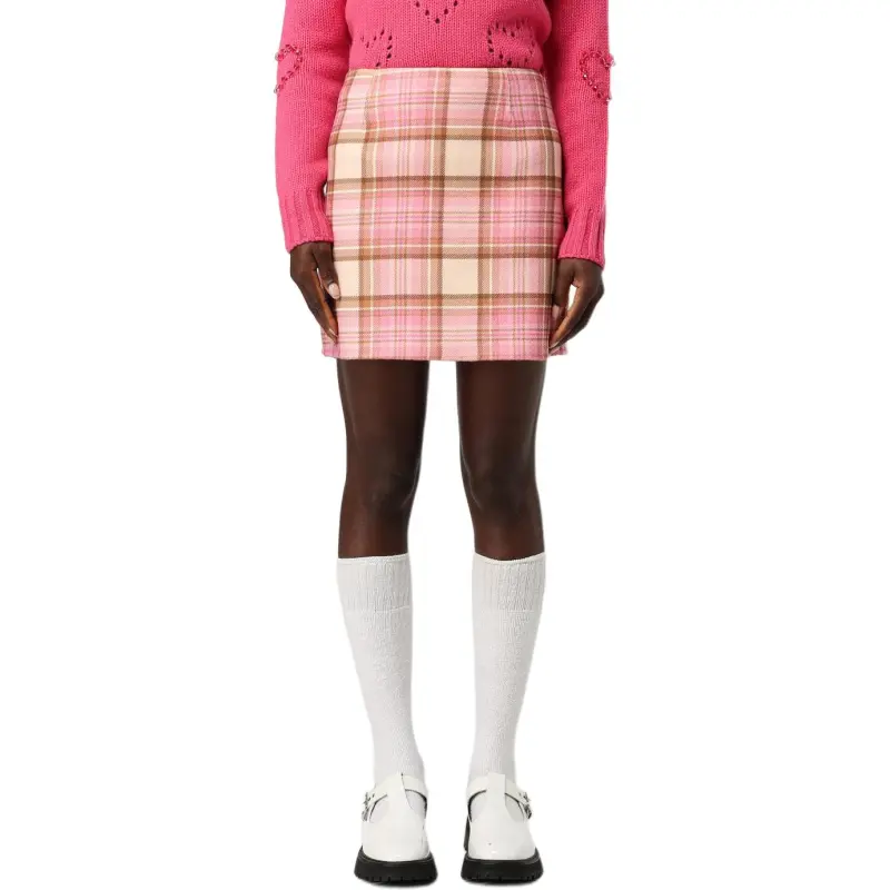 MC2 Saint Barth Katrine Checked Mini Skirt-2