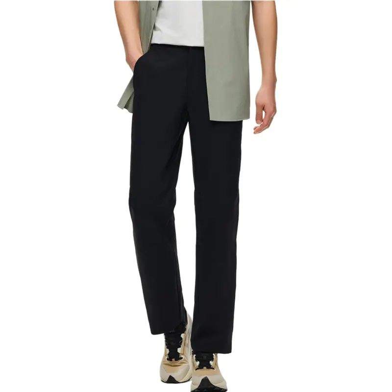 Anta Knitted Sweatpants Men's Basic Black-1