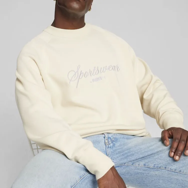 PUMA CLASSICS+ Men's Sweatshirt Sweatshirt Men's High Mountain Snow-2