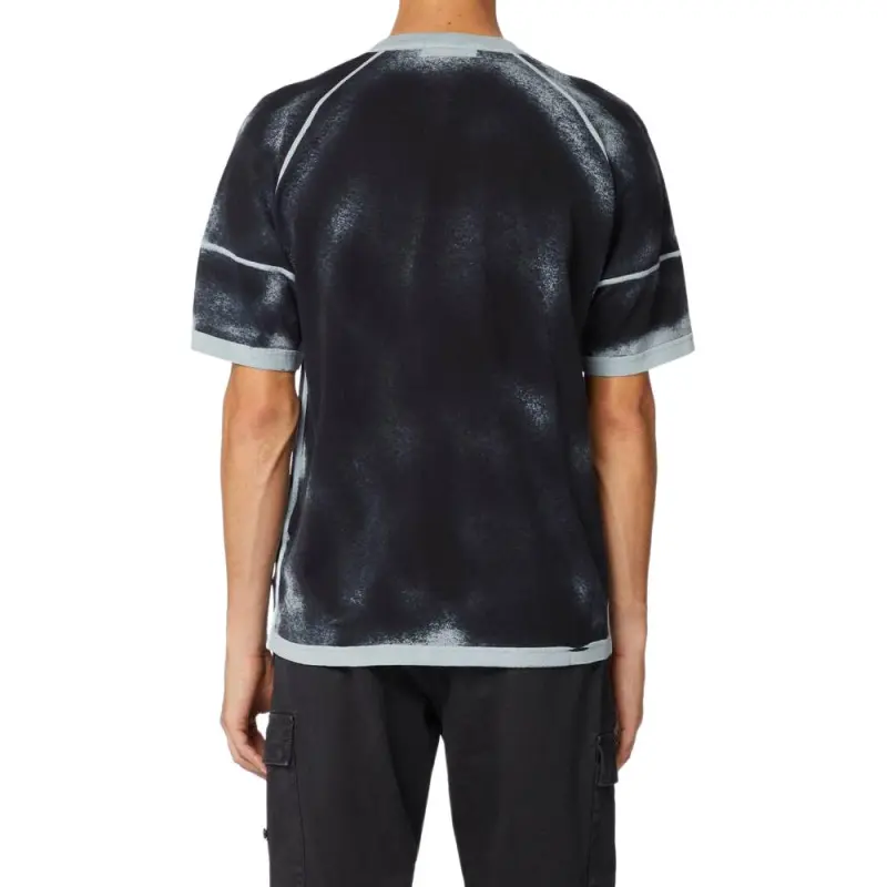 STONE ISLAND STONE ISLAND Hand Sprayed T Shirt Men's Sky Color-7