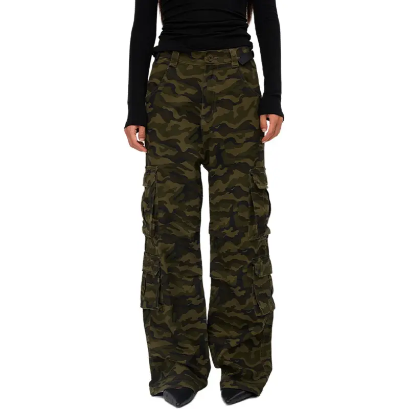 FMG Casual Pants Unisex Jungle Camouflage-2