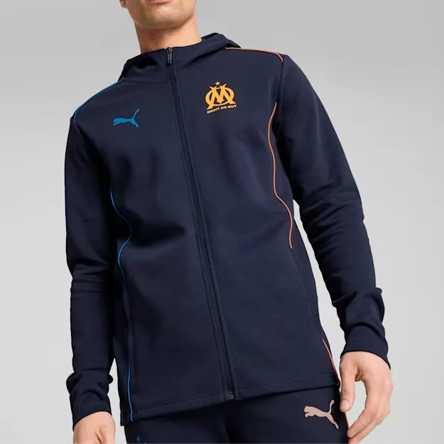 PUMA Olympique De MarseilleDRYCELL SS24 Jackets Coats Men's Marine Blue-3