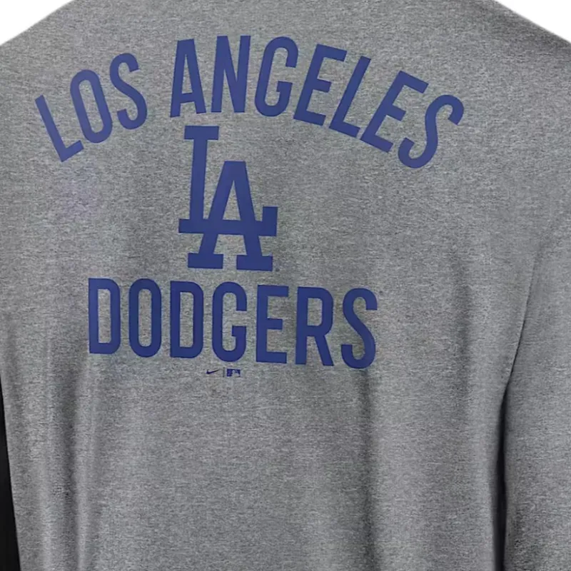 Nike Los Angeles Dodgers 2 Hit Legend Men's Nike Dri FIT Mlb Long Sleeve T Shirt-2