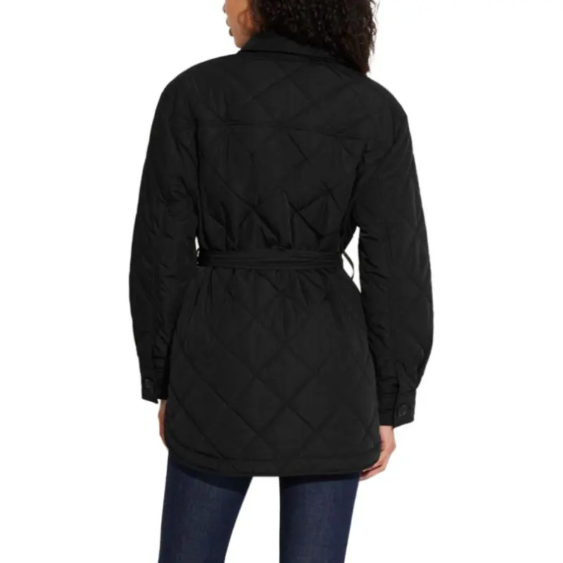 COACH FW22 Jackets Coats Women's Black-3