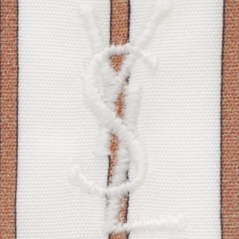 SAINT LAURENT Cassandre Striped Shirt-2