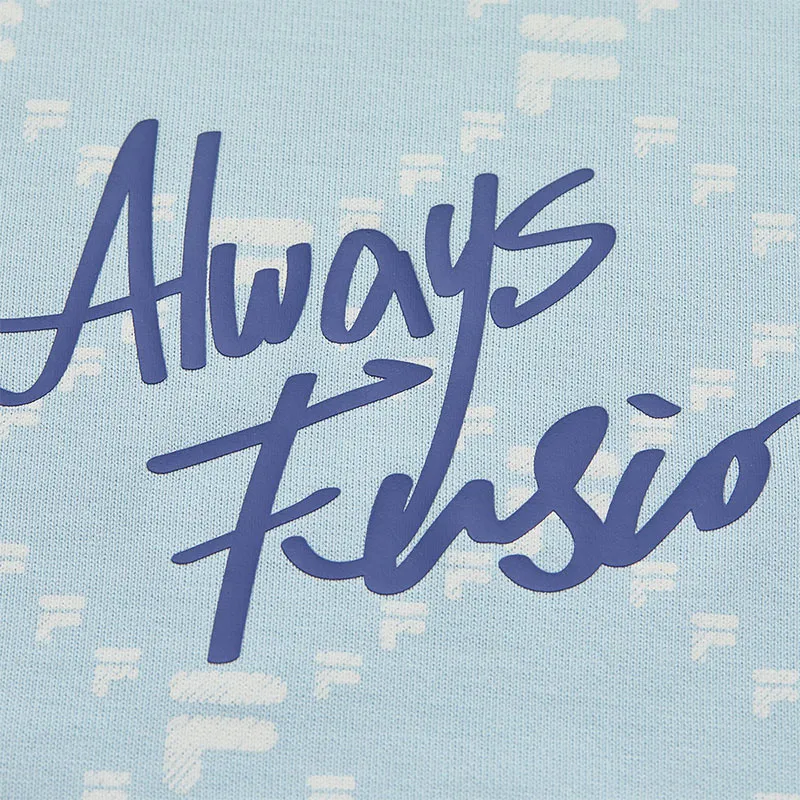 FILA FUSION FOB T Shirt Unisex Light Teal-3