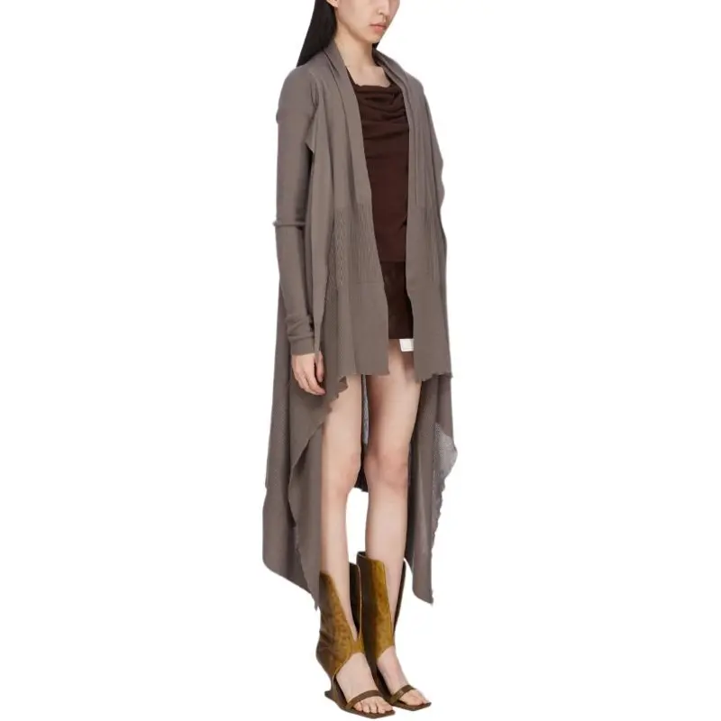 RICK OWENS Tied Wrap Coat-3