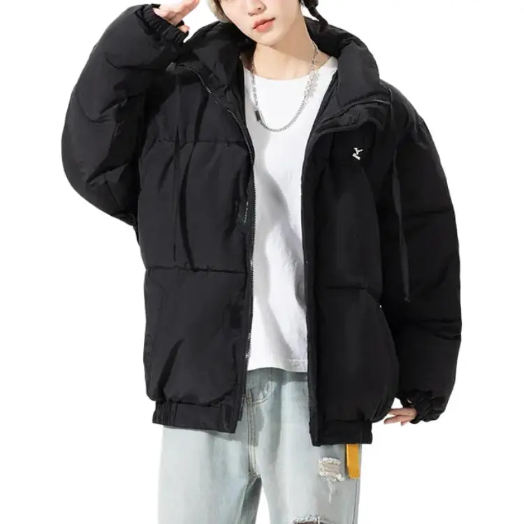 Mizuno Puffer Jacket Unisex Black, Comes With Necklace-3