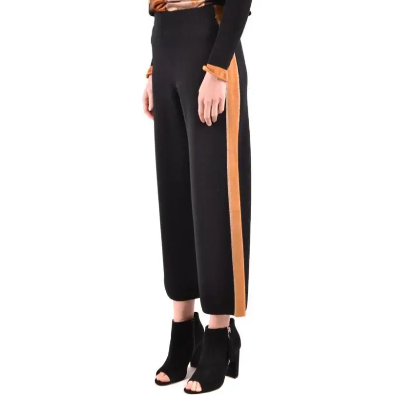 D.Exterior Casual Pants Women's Black-2