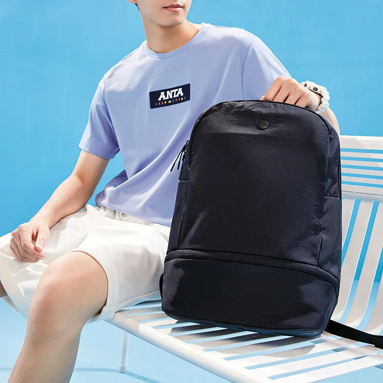 Anta Variety Training Collection PU Backpack Regular Unisex Black-4
