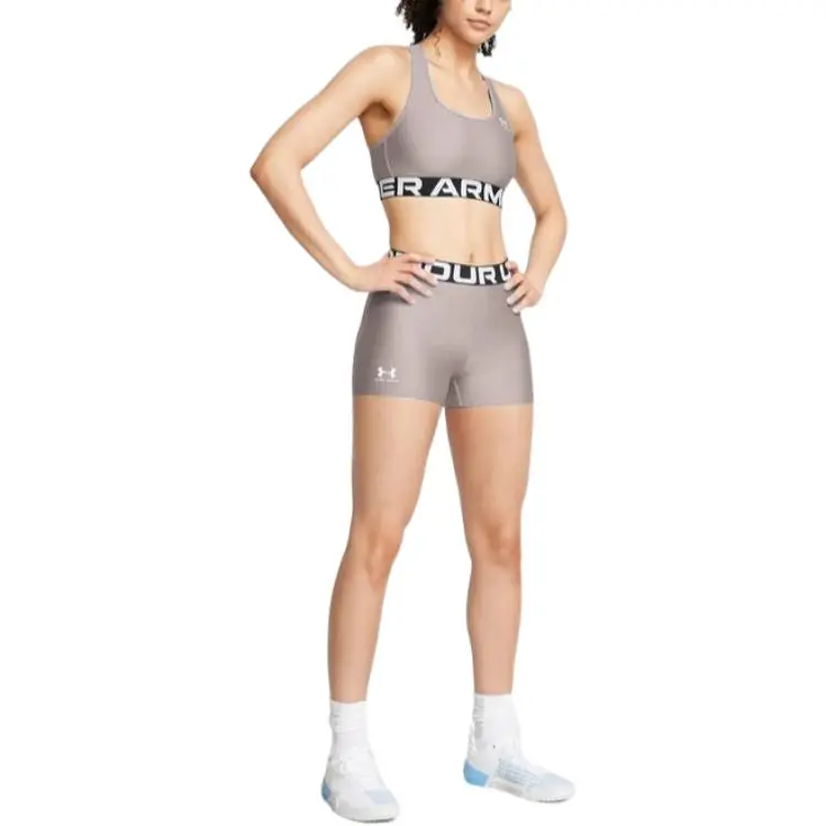 Under Armour HeatGear Yoga Shorts Women's Pink 015-4