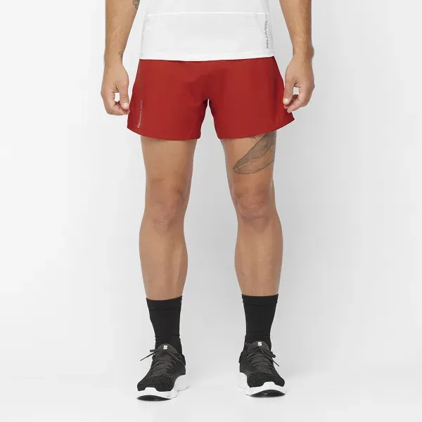 SALOMON Cross 5 Casual Shorts Men's Red-1
