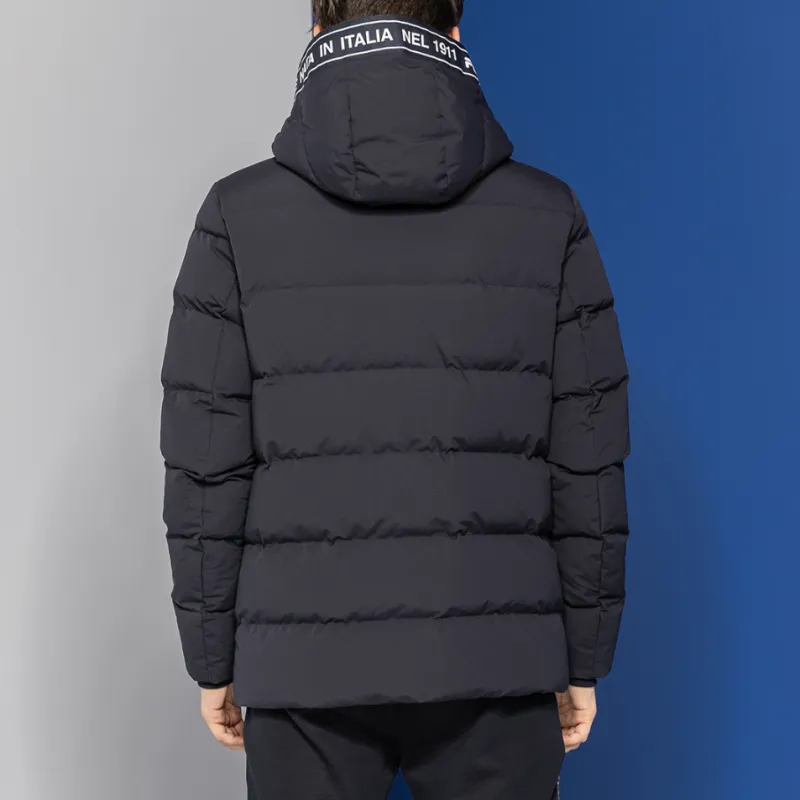 FILA Down Jacket Men's Navy Blue Comes With Necklace-4