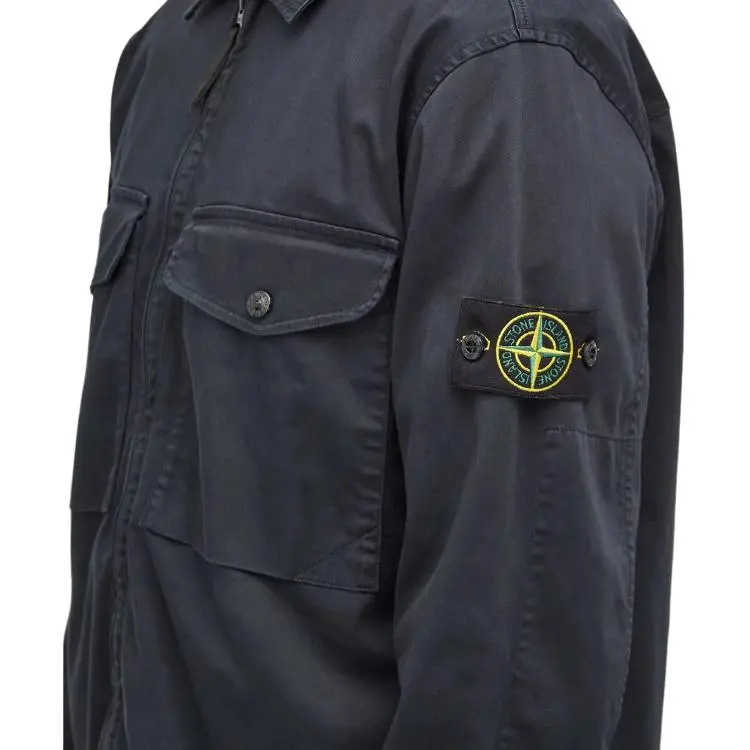 STONE ISLAND Shirts Men Blue-4