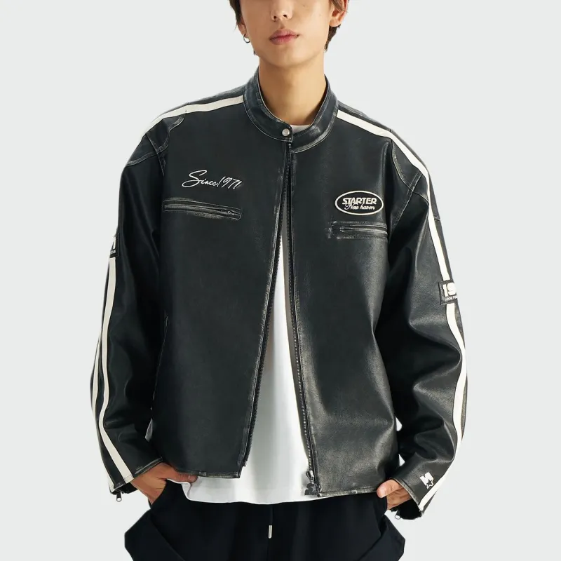 STARTER FW24 Jackets Coats Unisex Black-2