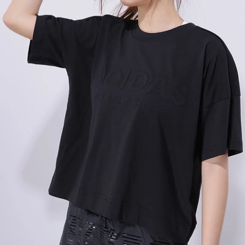Adidas T Shirts Women's Black-4