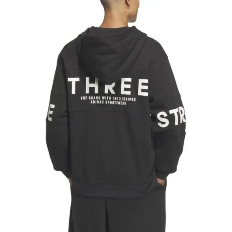 Adidas SWEAT SS25 Jacket Men's Black-4