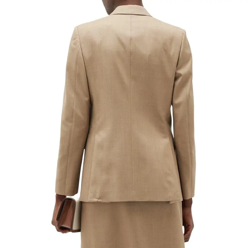 Burberry FW22 Business Suits Coats Women's Brown-2
