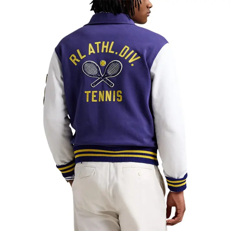 Polo Ralph Lauren Lightweight Athletic Fleece Varsity Jacket-3