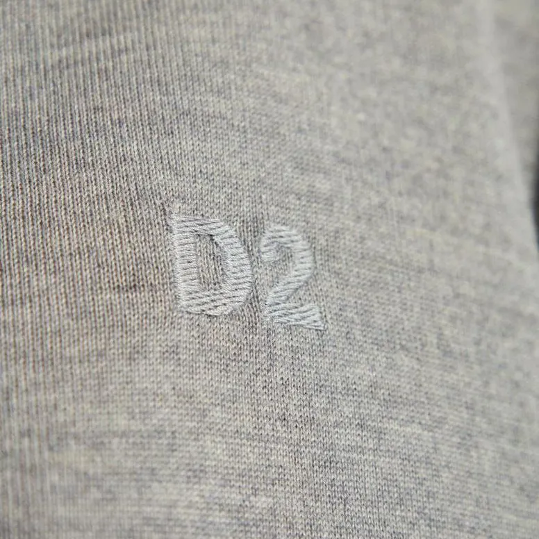 DSQUARED 2 D2 Logo Embroidered Knit Cardigan-4