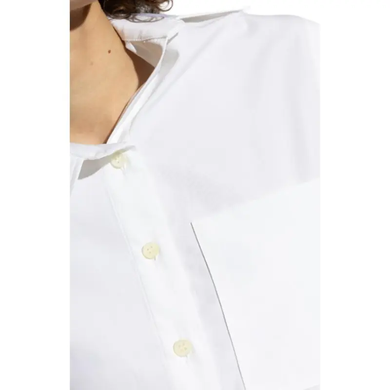 Jacquemus Asymmetric Hem Slim Fit Shirt-3