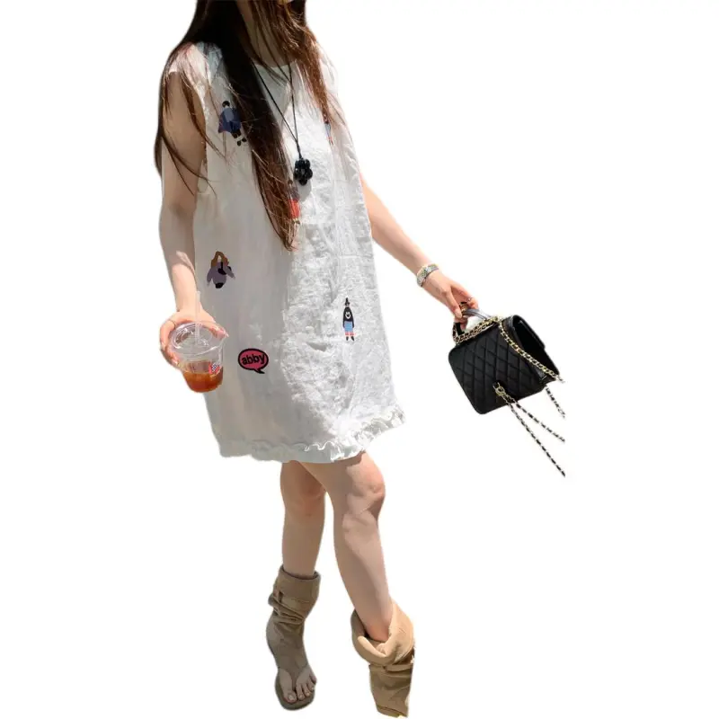 FAIRWHALE Sleeveless Dress Women's-4