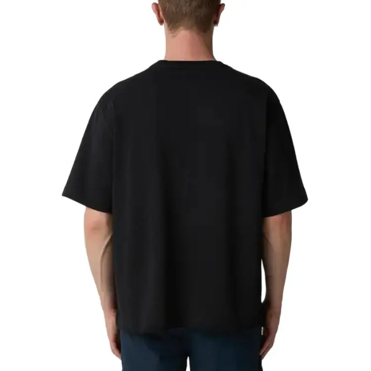 Maison Kitsune Logo Embroidered Crewneck T Shirt-4