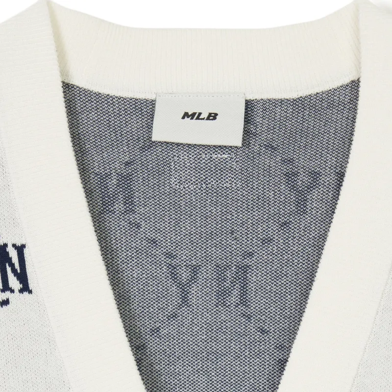 MLB Knitwear Unisex Cream-3