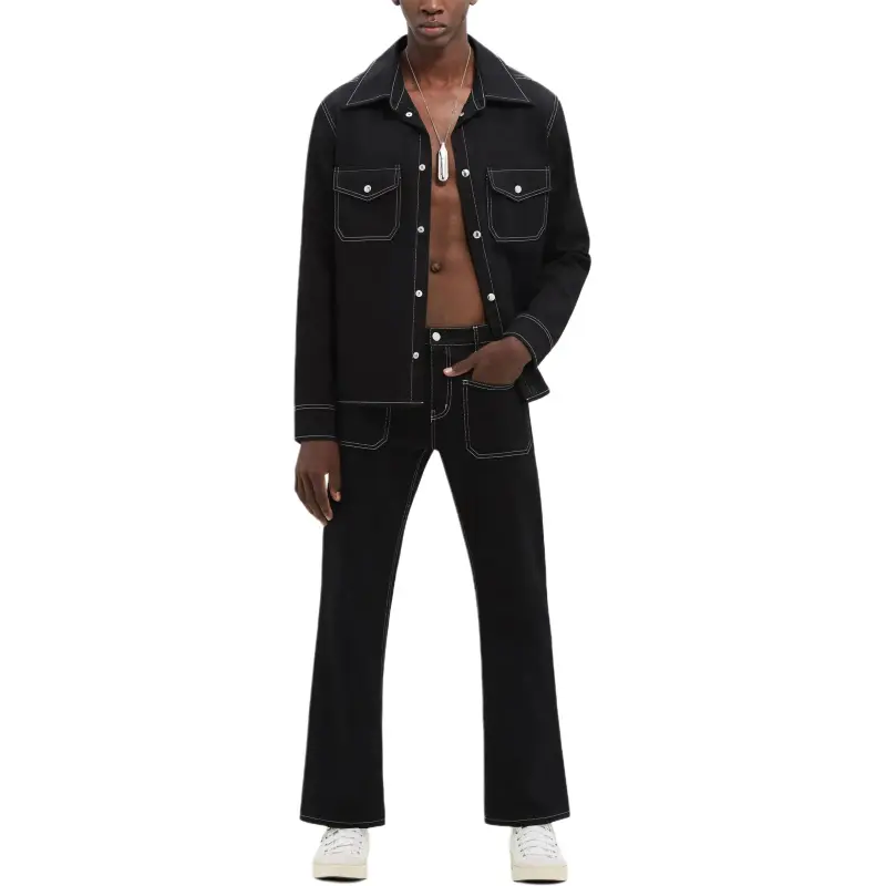 COURREGES Low rise Bootcut Jeans-3