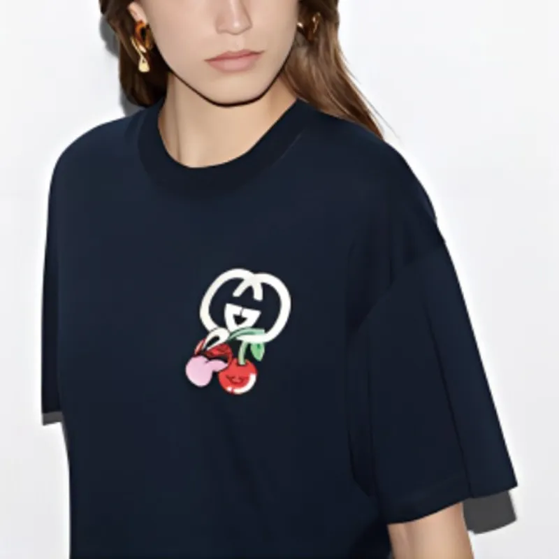 GUCCI SS24 T Shirt Women's Navy-3