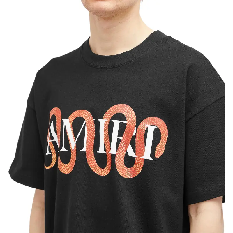 AMIRI Snake Tee-4
