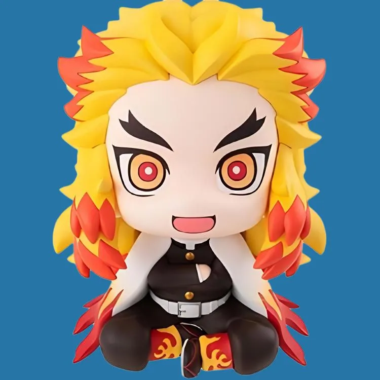 MegaHouse Look Up Demon Slayer Kimetsu No Yaiba, Kyojuro Rengoku Chibi Figures-2