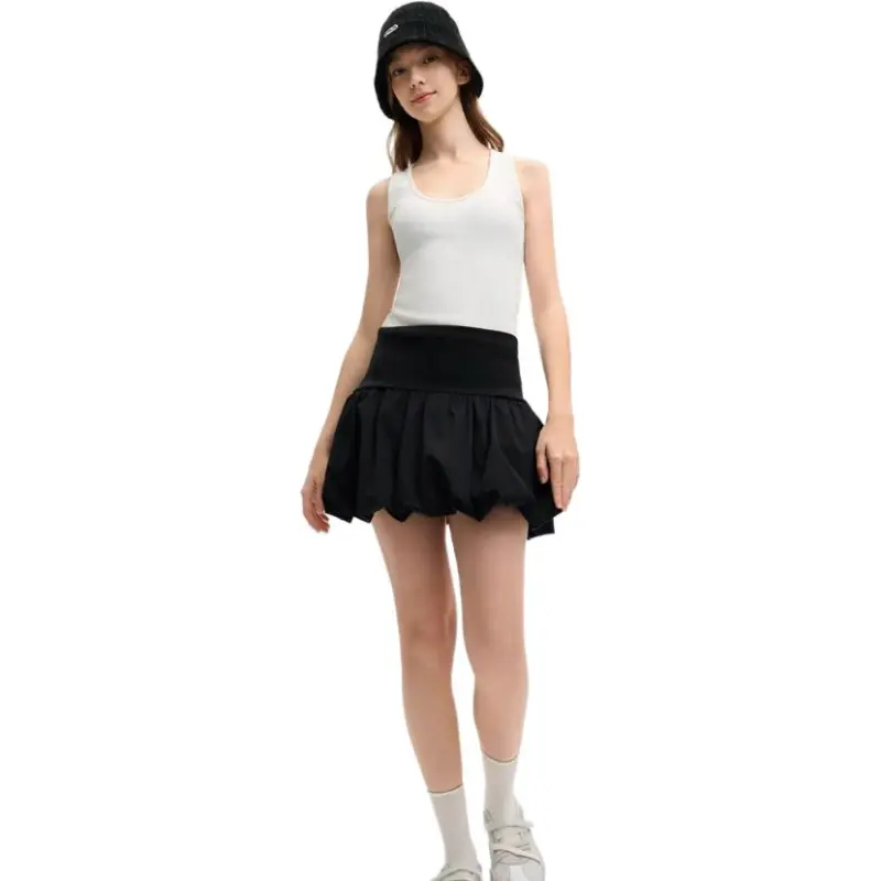 FILA ORIGINALE Casual Short Skirts Women's Jet Black-1