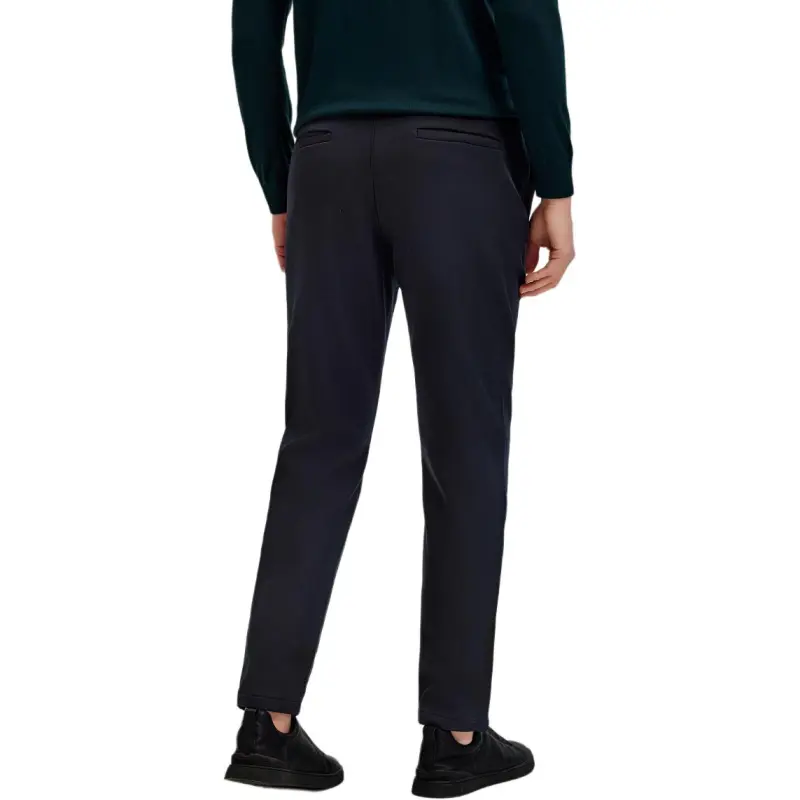 Hush Puppies Thickened Casual Pants Men's Ink Blue-5