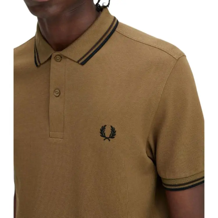 FRED PERRY Polo Shirt Men's Green-4
